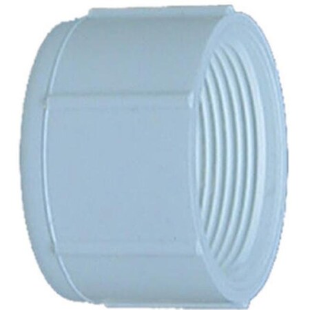 Genova Genova Products 30165 0.5 in. White Cap Threaded - Pack Of 10 357723